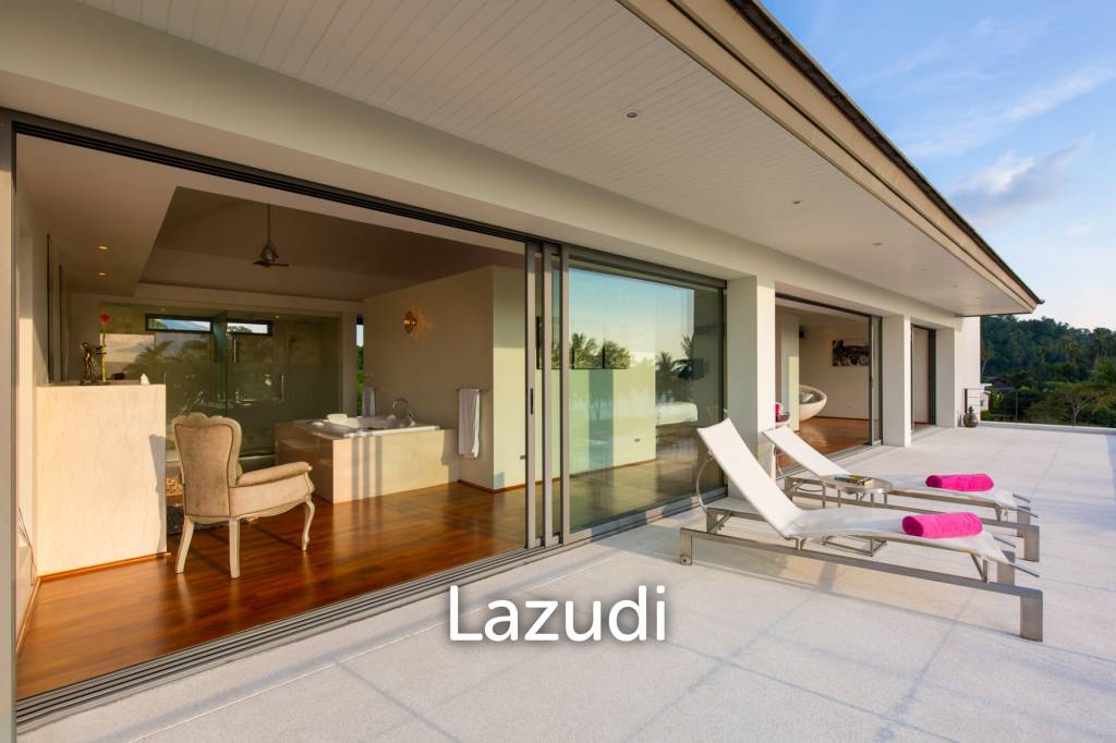 Daily rent - Baan Asan Beachfront Pool villa in Taling Ngam Koh Samui