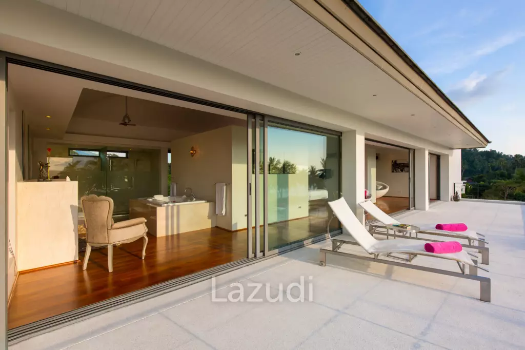 Daily rent - Baan Asan Beachfront Pool villa in Taling Ngam Koh Samui