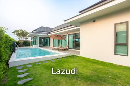 L'UX VILLA Private Pool Villas  with 343 sqm modern pool villa in Wang Phong Pran Buri