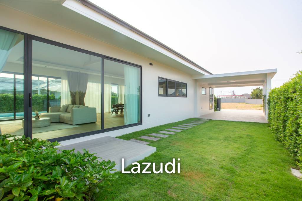 L'UX VILLA Private Pool Villas  with 343 sqm modern pool villa in Wang Phong Pran Buri