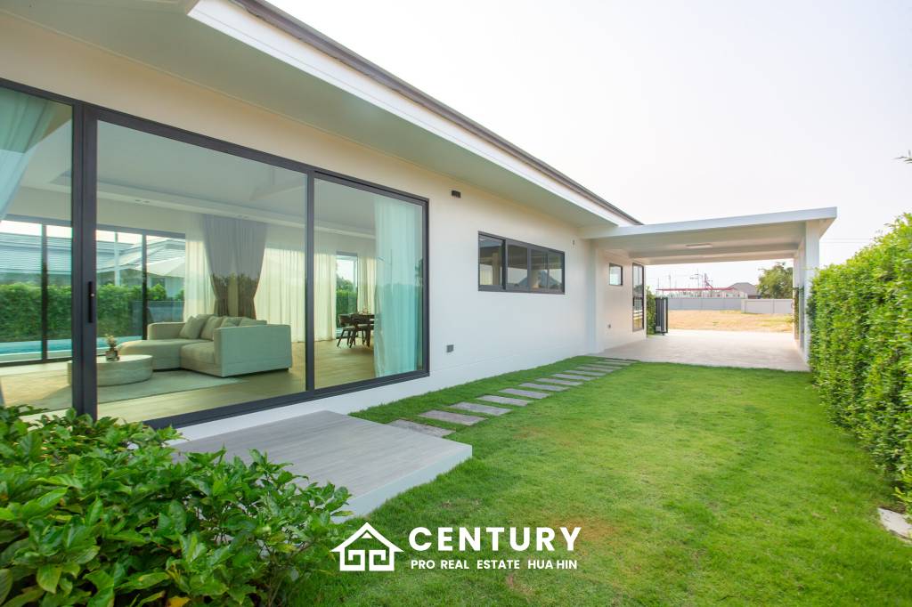 L'UX VILLA Private Pool Villas  with 343 sqm modern pool villa in Wang Phong Pran Buri