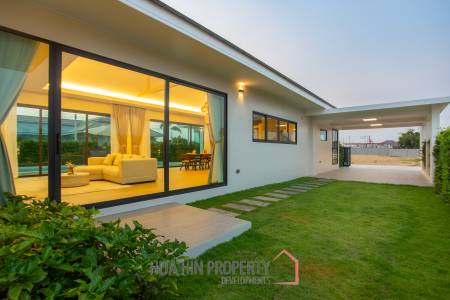 L'UX VILLA Private Pool Villas  with 343 sqm modern pool villa in Wang Phong Pran Buri