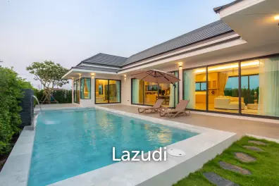 L'UX VILLA Private Pool Villas  with 343 sqm modern pool villa in Wang Phong Pran Buri
