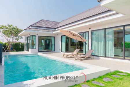 L'UX VILLA Private Pool Villas  with 343 sqm modern pool villa in Wang Phong Pran Buri