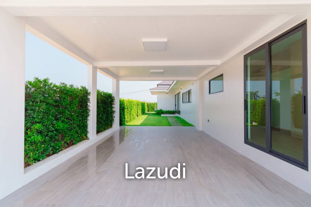 L'UX VILLA Private Pool Villas  with 343 sqm modern pool villa in Wang Phong Pran Buri