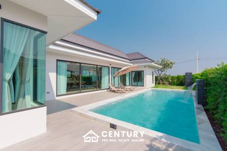 L'UX VILLA Private Pool Villas  with 343 sqm modern pool villa in Wang Phong Pran Buri