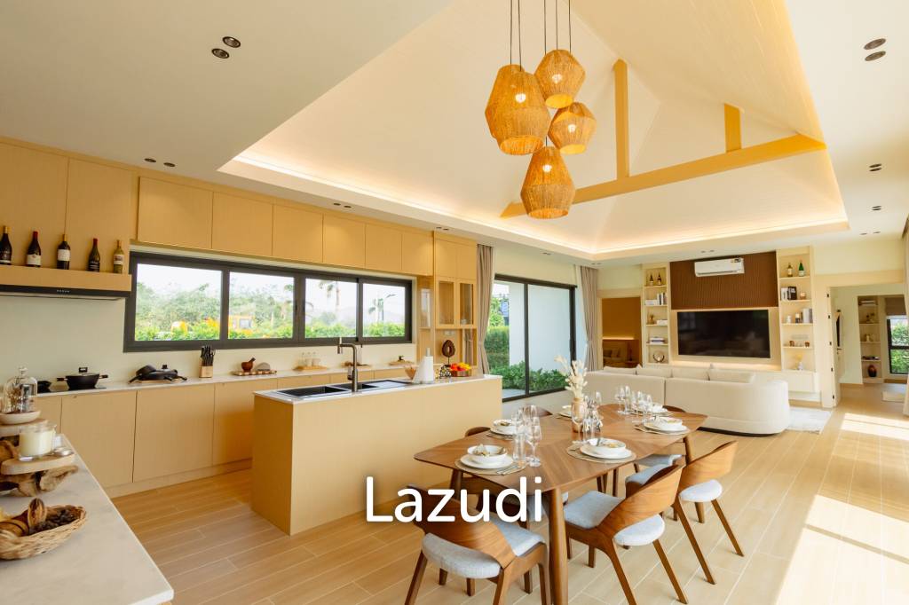 L'UX VILLA Private Pool Villas  with 343 sqm modern pool villa in Wang Phong Pran Buri