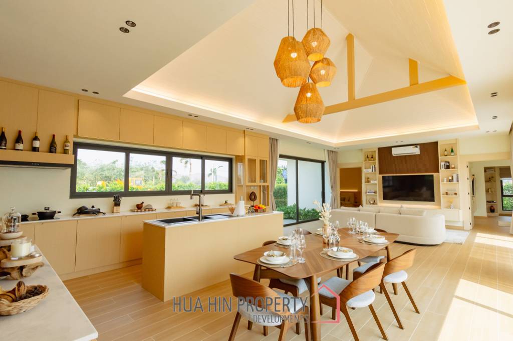 L'UX VILLA Private Pool Villas  with 343 sqm modern pool villa in Wang Phong Pran Buri