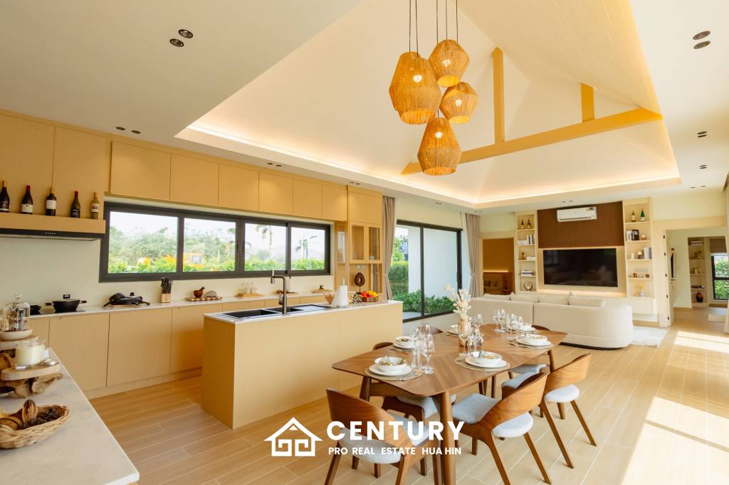 L'UX VILLA Private Pool Villas  with 343 sqm modern pool villa in Wang Phong Pran Buri