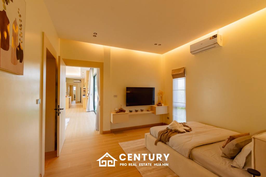 L'UX VILLA Private Pool Villas  with 343 sqm modern pool villa in Wang Phong Pran Buri