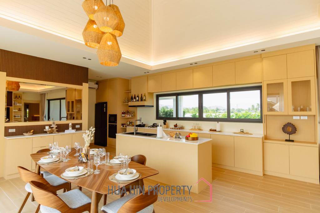 L'UX VILLA Private Pool Villas  with 343 sqm modern pool villa in Wang Phong Pran Buri