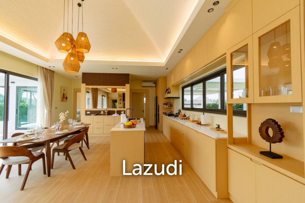 L'UX VILLA Private Pool Villas  with 343 sqm modern pool villa in Wang Phong Pran Buri