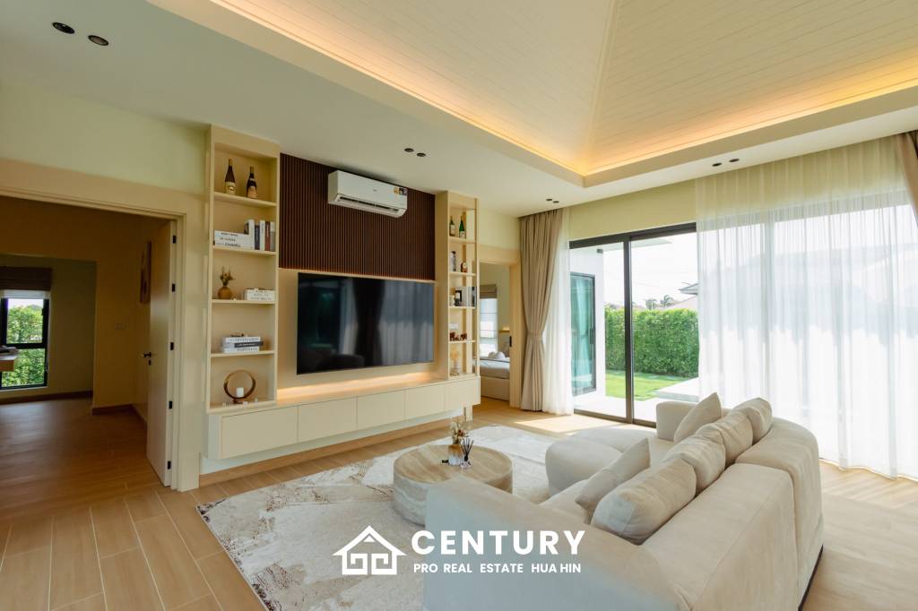 L'UX VILLA Private Pool Villas  with 343 sqm modern pool villa in Wang Phong Pran Buri