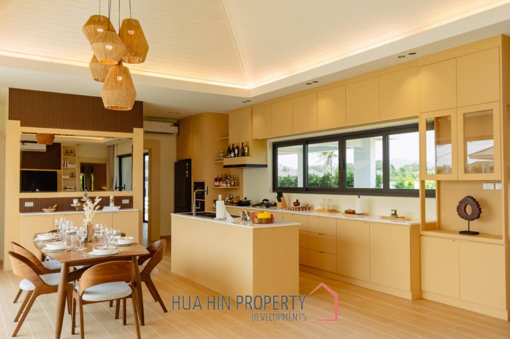 L'UX VILLA Private Pool Villas  with 343 sqm modern pool villa in Wang Phong Pran Buri