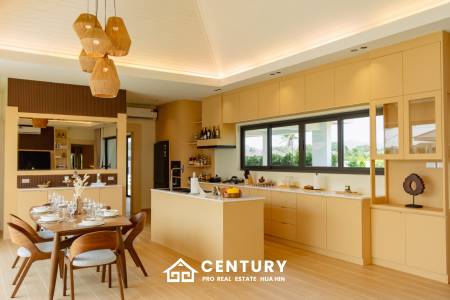L'UX VILLA Private Pool Villas  with 343 sqm modern pool villa in Wang Phong Pran Buri