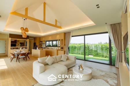 L'UX VILLA Private Pool Villas  with 343 sqm modern pool villa in Wang Phong Pran Buri