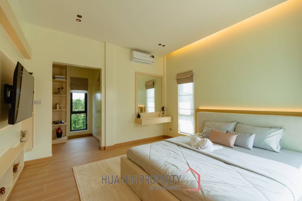L'UX VILLA Private Pool Villas  with 343 sqm modern pool villa in Wang Phong Pran Buri