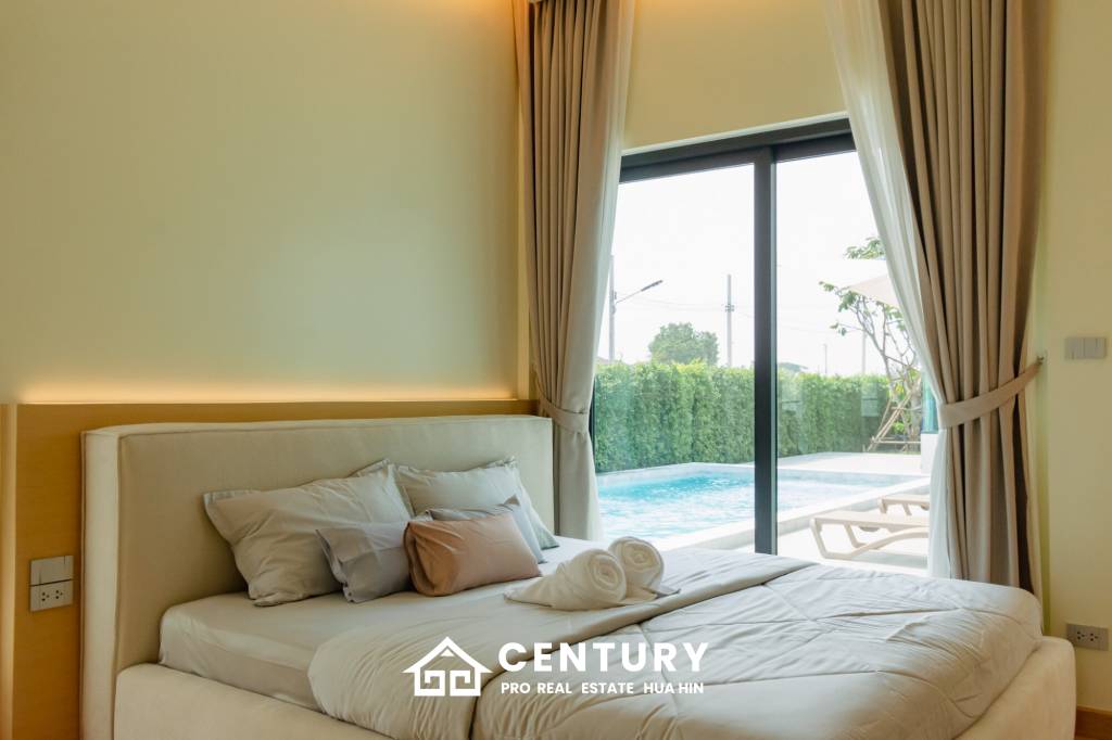 L'UX VILLA Private Pool Villas  with 343 sqm modern pool villa in Wang Phong Pran Buri