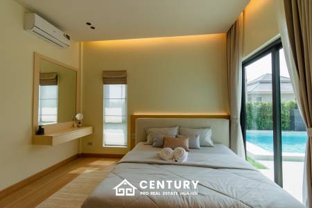 L'UX VILLA Private Pool Villas  with 343 sqm modern pool villa in Wang Phong Pran Buri