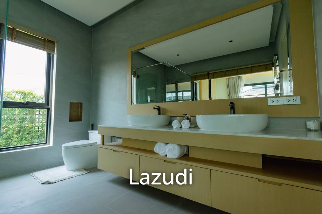 L'UX VILLA Private Pool Villas  with 343 sqm modern pool villa in Wang Phong Pran Buri