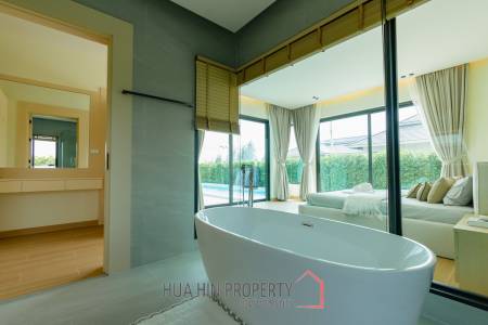 L'UX VILLA Private Pool Villas  with 343 sqm modern pool villa in Wang Phong Pran Buri