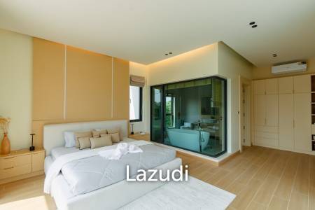 L'UX VILLA Private Pool Villas  with 343 sqm modern pool villa in Wang Phong Pran Buri