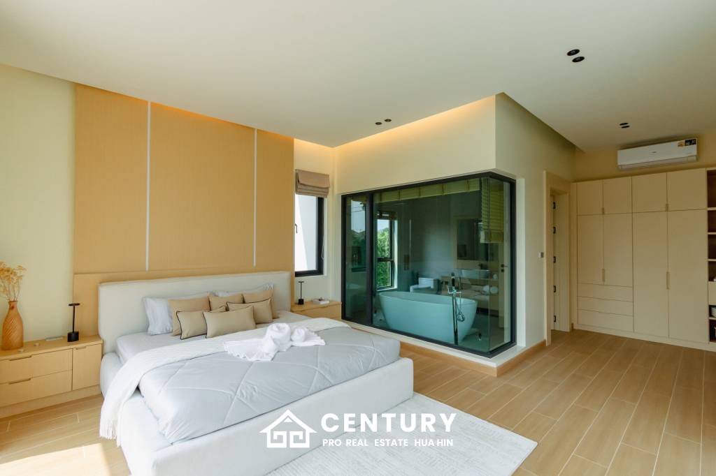L'UX VILLA Private Pool Villas  with 343 sqm modern pool villa in Wang Phong Pran Buri