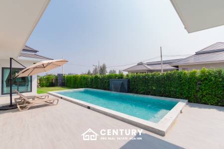 L'UX VILLA Private Pool Villas  with 343 sqm modern pool villa in Wang Phong Pran Buri