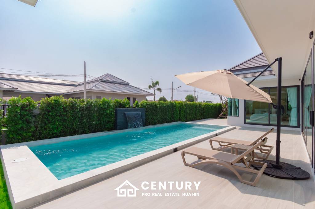 L'UX VILLA Private Pool Villas  with 343 sqm modern pool villa in Wang Phong Pran Buri