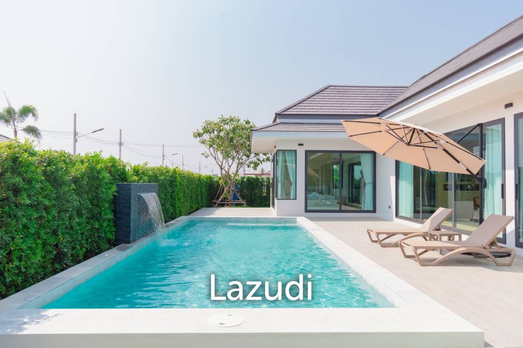 L'UX VILLA Private Pool Villas  with 343 sqm modern pool villa in Wang Phong Pran Buri