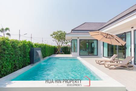 L'UX VILLA Private Pool Villas  with 343 sqm modern pool villa in Wang Phong Pran Buri