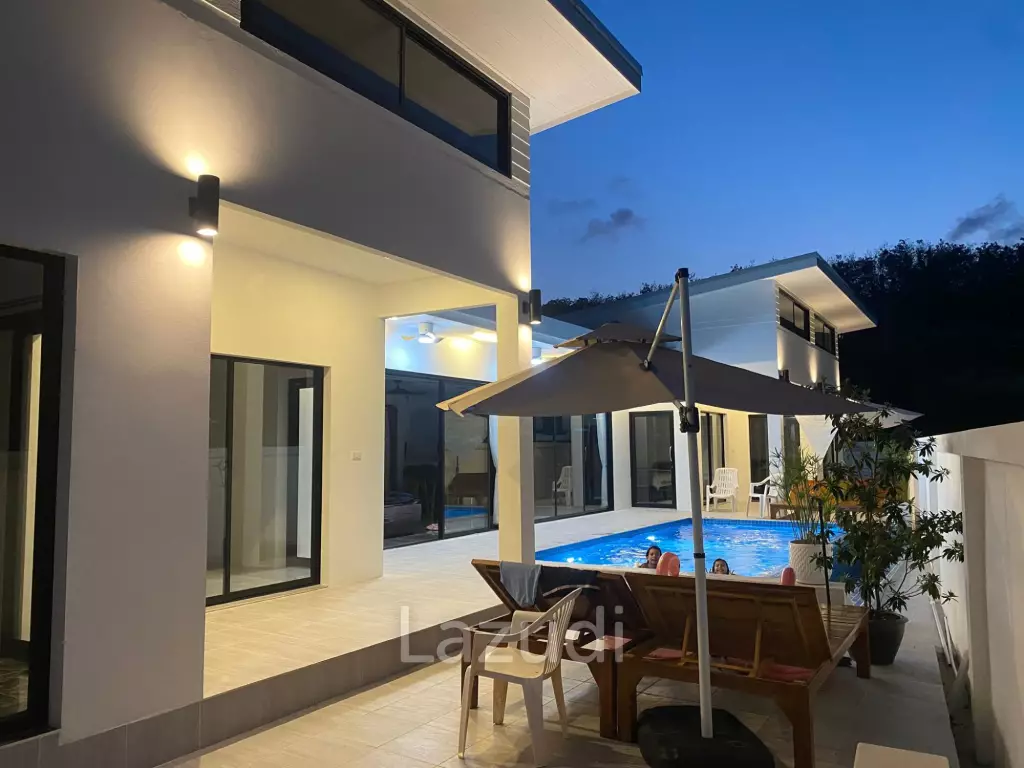 Contemporary 4-Bedroom Villa with Solar System – In Na Mueang, Koh Samui