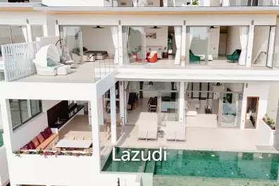 Modern 3-Bedroom Sea View Villa in Chaweng Hills
