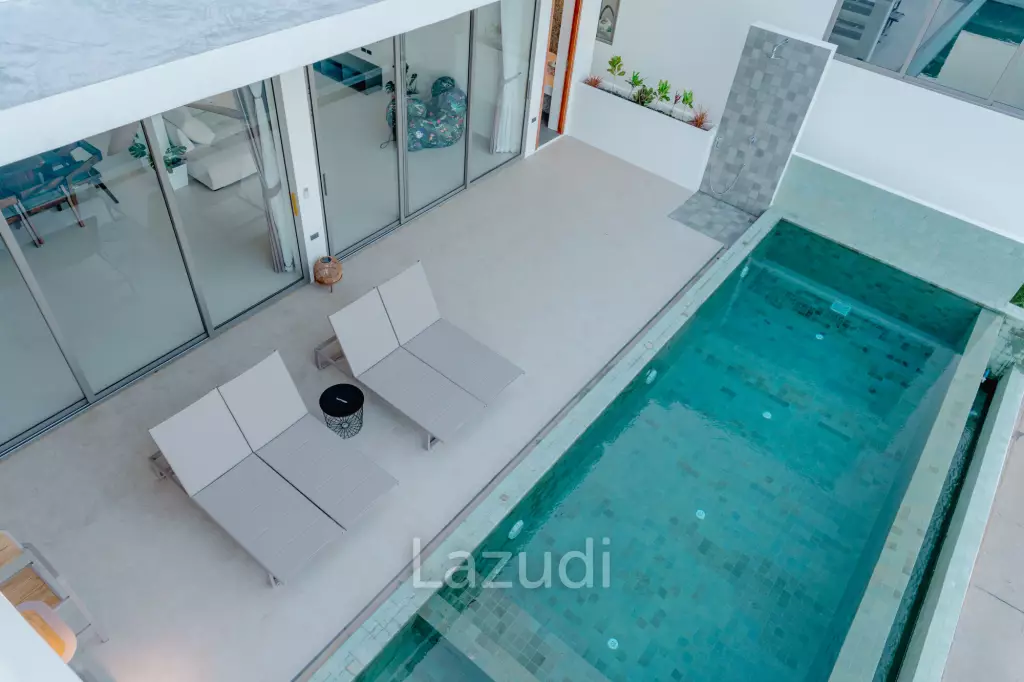 Modern 3-Bedroom Sea View Villa in Chaweng Hills