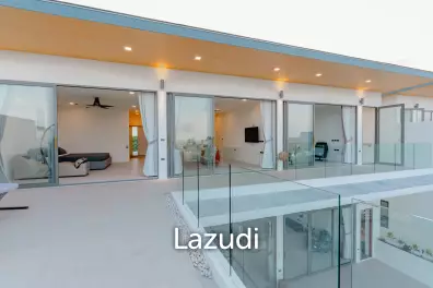 Modern 3-Bedroom Sea View Villa in Chaweng Hills