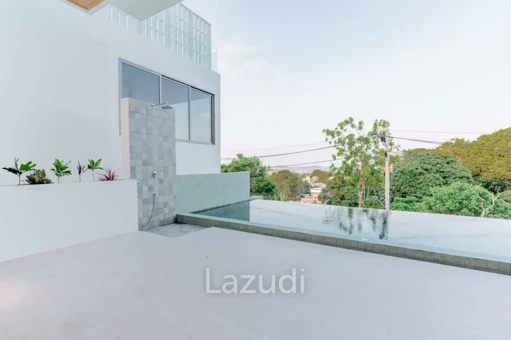 Modern 3-Bedroom Sea View Villa in Chaweng Hills