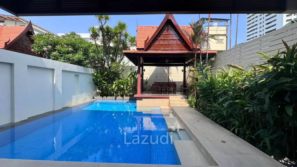 450 sqm 3-Storey Pool Villa in Khlong Tan Nuea, Wattana Bangkok