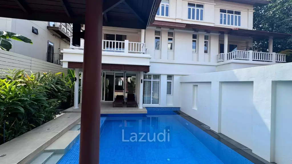 450 sqm 3-Storey Pool Villa in Khlong Tan Nuea, Wattana Bangkok