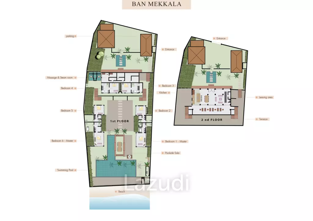 Daily Rent - Ban Mekkala - Beachfront villa in Na Mueang