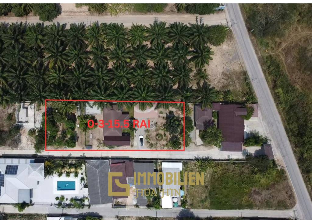 Detached Home on 1260 sqm Land in Hin Lek Fai