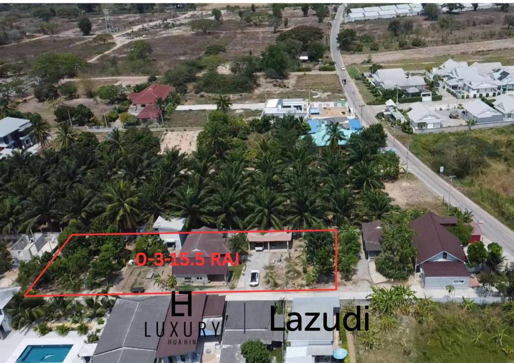 Terrain de 1260 m² / Maison individuelle / 3 chambres