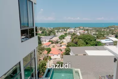 Modern 4-Bedroom Sea View Villa in Chaweng Hills