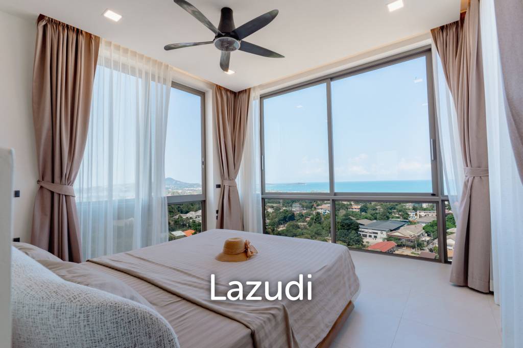 Modern 4-Bedroom Sea View Villa in Chaweng Hills