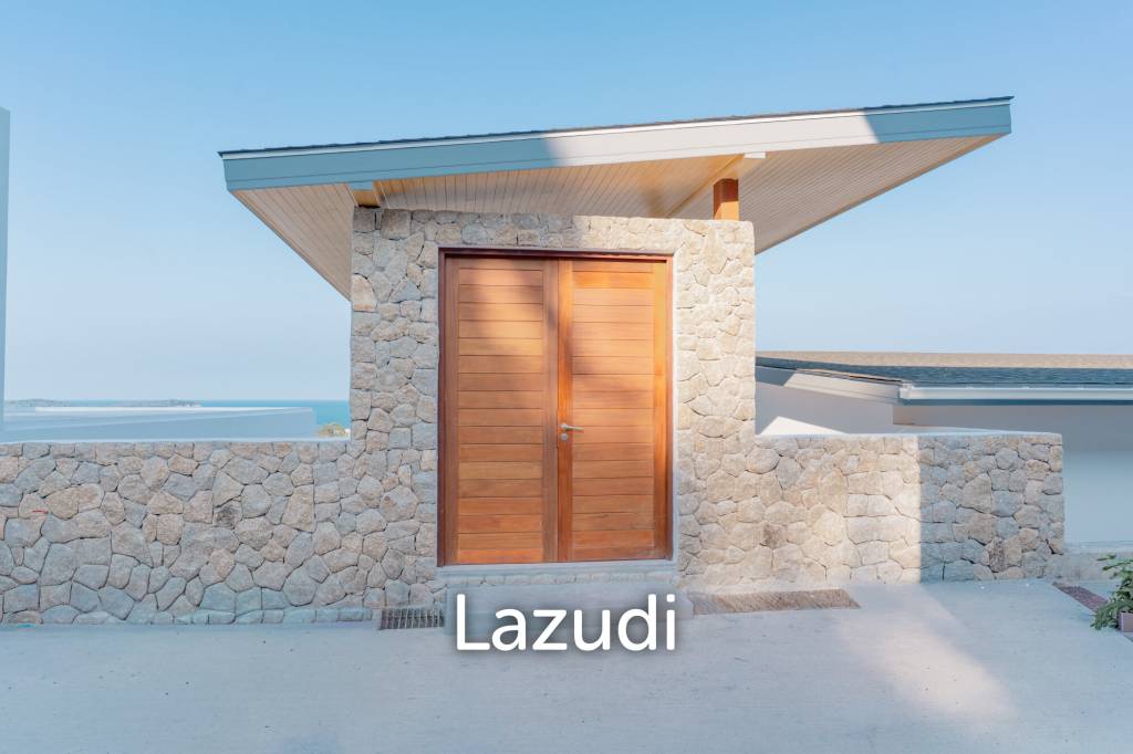 Modern 4-Bedroom Sea View Villa in Chaweng Hills