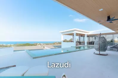 Modern 4-Bedroom Sea View Villa in Chaweng Hills
