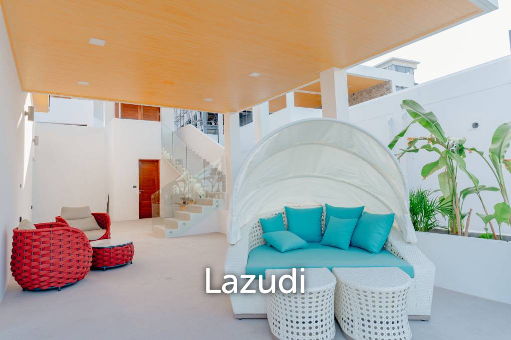 Modern 4-Bedroom Sea View Villa in Chaweng Hills