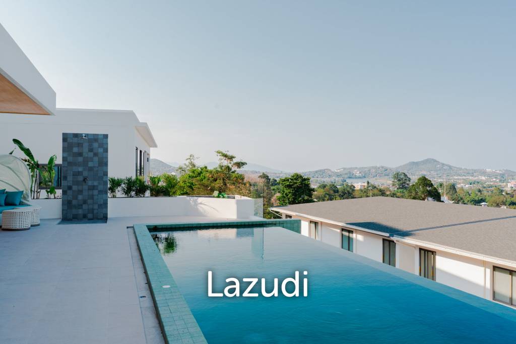 Modern 4-Bedroom Sea View Villa in Chaweng Hills