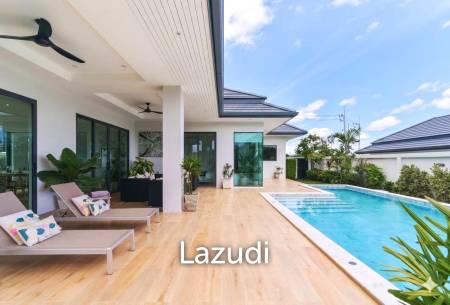 L'UX VILLA Private Pool Villas with 224 sqm modern pool villa in Wang Phong Pran Buri