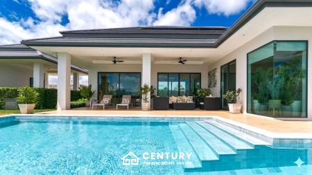 L'UX VILLA Private Pool Villas with 224 sqm modern pool villa in Wang Phong Pran Buri