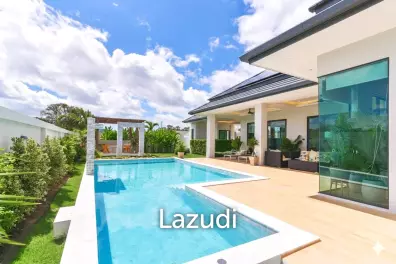 L'UX VILLA Private Pool Villas with 224 sqm modern pool villa in Wang Phong Pran Buri
